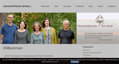 Desktop Screenshot of hausarztpraxis-am-wall.de